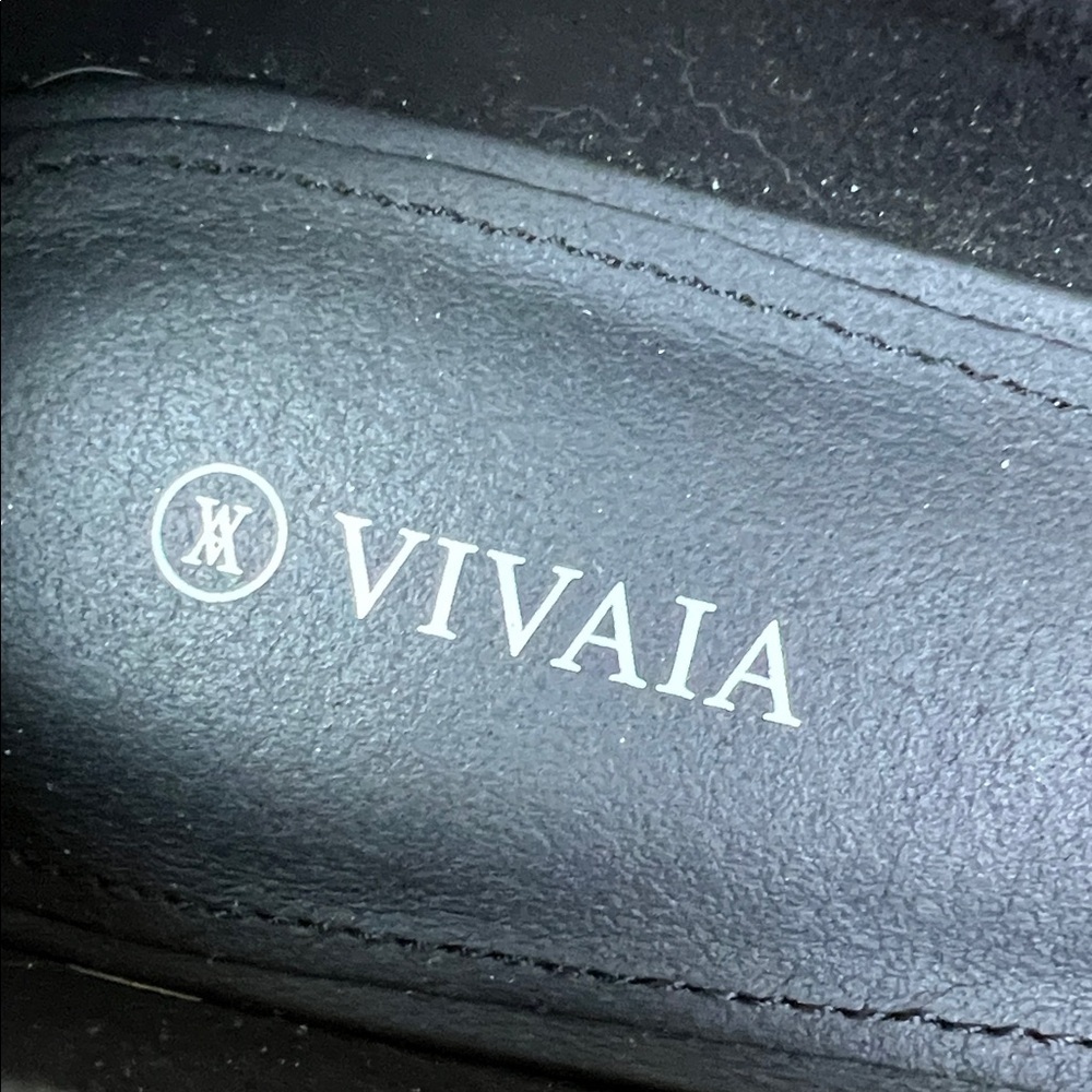 New Vivaia Melia Women's Black Knit D’Orsay Flats Pointed - Picture 5 of 9